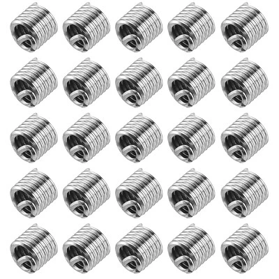 30pcs Wire Thread Inserts 10-24 UNC 1.5D Helical Threaded Sleeve Thread Repair