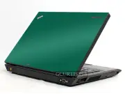 GREEN Vinyl Lid Skin Cover Decal fits IBM Thinkpad T410 Laptop
