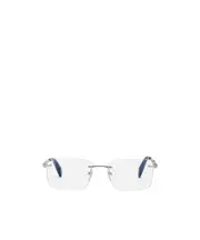 Rimless flat mirror 58 White
