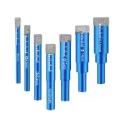 Drill Bit Metal Drilling Blue Diamond Core Bit For Tile Marble Glass Ceramic