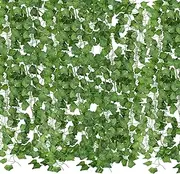 Bacucine 36Pcs Artificial Ivy Fake Vines 248Ft Artificial Ivy Garland Hanging Plants Vines Greenery Garlands for Wedding Home Garden Wall Office Decor