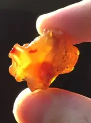 53 Carat Beautiful Washington State Red White Carnelian Hand Polished Agate