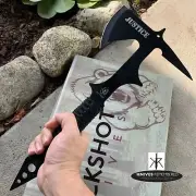 Personalized Tomahawk, Engraved Axe, Buckshot Single Edge Tomahawk Axe w/ Sheath