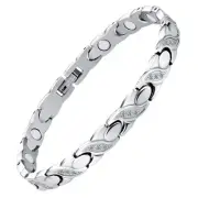 Magnetic Bracelets for Women Titanium Steel Bracelet with Ultra Strength Magn...