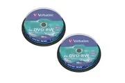 20pc Verbatim DVD-RW 4.7GB 4x Rewritable Blank Disc Data Storage w Spindle Case