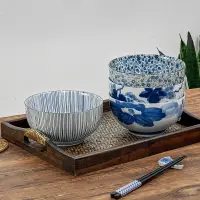 在飛比找樂天市場購物網優惠-美濃燒日式釉下彩陶瓷和風餐具泡面碗拉面碗家用創意日本進口