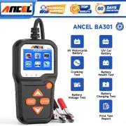 ANCEL BA301 6V 12V Car Battery Load Tester Alternator Analyzer Cranking Test