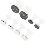 Healvian 8pcs Toe Separator Silicone Toe Spacer Pedicure Separator Nail Separator for Nail Art Decor Home