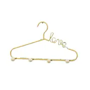 2Pcs Nordic Iron Letter Decorative Hooks Living Room Bedroom Wall Metal Key Coat And Hat Row Hooks Gold Wall Decoration Storage Rack