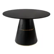 Raimon Furniture Emac Round Dining Table 120cm - Black