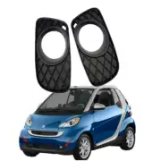 Pair Front Left Right Fog Light Lamp Cover Frame for Smart Fortwo 451 07-14 (for: Smart)