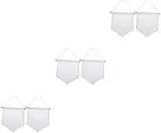 TEHAUX 3sets Quality Canvas Pin Display Enamel Lapel Pin Badge Flag Blank Canvas Wall Art Diy Decor 2pcs*3