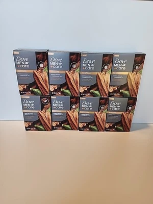 Set 8 Dove Men + Care Cleansing Restore Sandalwood + Cardamon Oil Bar Soap 5 oz