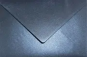 Netuno 25 Envelopes Dark Blue Pearlescent Letter Size C5 162x229mm 120g Aster Metallic Queens Blue Luxury Pearlescent Envelopes for Christmas Birthday Anniversary Christmas Easter Envelopes Card
