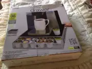 DAZZ Chrome Coffee Pod Drawer 36 K-Cups Organizer