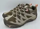 Merrell Womens Size 9.5 Alverstone Grey Tan Low Hiking Shoes Sneakers