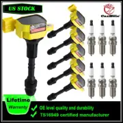 6Pack UF349 Ignition Coil & Spark Plug For Nissan Altima Maxima Quest Murano 3.5 (for: Nissan)