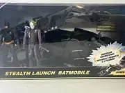 Dark Knight Batman STEALTH LAUNCH BATMOBILE Joker 5 In Action Figure Bat Pod BIG