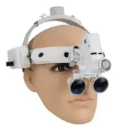 3.5X Magnification Dental Binocular Loupes Medical Magnifying Glasse + LED Light