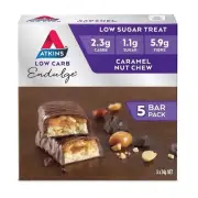 Atkins Endulge Caramel Nut Chew Bar 34g x 5 Bars