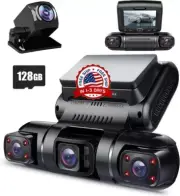 Camara De Seguridad Para Carros Auto Salpicadero Frontal y Trasera 128G Tablero