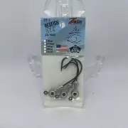 Z-Man Redfish Eye Jig Fishing Lure heads 3/16 Ounce Glow 3 Pack REJH316-03PK3