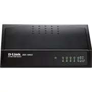 D-Link DGS-1005A 5 Ports Ethernet Switch - Gigabit Ethernet, Fast Ethernet - 10/100/1000Base-T - 2 Layer Supported - Desktop