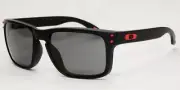 Oakley Sunglasses Holbrook Black Matte Grey Prizm Square Red OO 9102 U2 57mm New