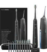 MouthArmor Bundle Electric Toothbrush & Water Flosser, Whitening Strips, Floss