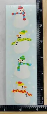 Mrs Grossman SNOWMEN & SNOWFLAKES Stickers Stickers VINTAGE 1990 RARE