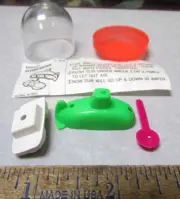 vintage 1950s-1960s Submarine vending machine toy, Baking soda ran toy, Green