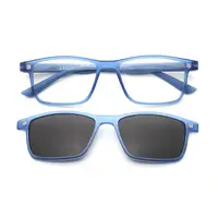在飛比找誠品線上優惠-【 Z．ZOOM 】老花眼鏡 磁吸太陽眼鏡系列 知性矩形細框