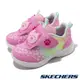 Skechers 童鞋 S Lights-Glimmer Kicks-Skech-Pets 小童 粉 魔鬼氈 燈鞋 302698NPKMT