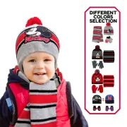 Disney Winter Hat and Kids Gloves or Mittens Set, Mickey Mouse Beanie Age 2-7