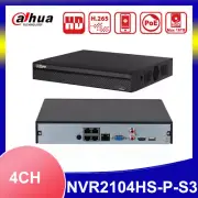 Dahua NVR2104HS-P-S3 4CH 4PoE 1SATA 4K Lite Network Video Recorder H.265+ HDMI