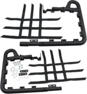 DG Fat Series Black Aluminum Nerf Bar w/Black Webbing (602-2130X)