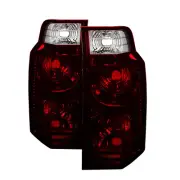 Fit Jeep 06-10 Commander Red Smoke Replacement Rear Tail Brake Lights Pair Set (for: Jeep)