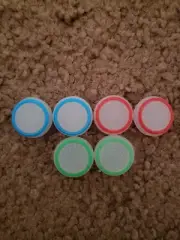 3 Pairs of Glow In The Dark Controller Grips