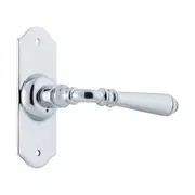 0779 Door Lever Reims Latch Pair Chrome Plated H110xW40xP70mm