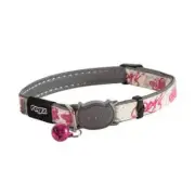 Rogz GlowCat Safety Collar - Small (Pink Butterfly)