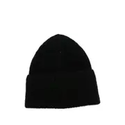 [Isabel Benenato] Isabel Benenato Turn Up-brim Beanie ONE SIZE BLACK