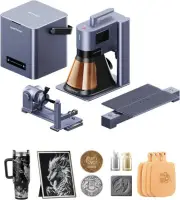 LaserPecker LP5 20W Fiber & Diode Dual Laser Engraver & Cutter with Air Purifier