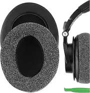 Geekria Comfort Linen Replacement Ear Pads Compatible with Audio-Technica ATH-M50XBT, M50xBT2, M50X, M60X, M40X, M30X, M20X, M10X, ATH-ANC9 Headphones, Repair Parts (Dark Grey)