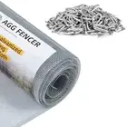 16inch x 10ft Hardware Cloth 1/8 inch Chicken Wire Fencing 27Ga with Wire Fen...