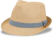 [Dockers] Men's Straw Fedora Hat