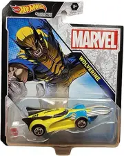 Hot Wheels Wolverine Character Car 1:64 Scale Die Cast Vehicle, Multicolor, 3...