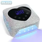 Rechargeable 72W UV LED Nail Lamp for Nails 30LEDS Wireless Gel Polish Curing La