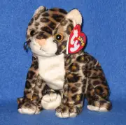 TY SNEAKY the LEOPARD BEANIE BABY - MINT with MINT TAGS