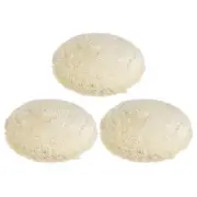 3pcs Wool Polishing Pads 7 inch Wool Buffing Pad with Hook and Loop Back