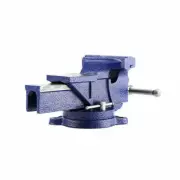 5'' Bench Vise Swivel Locking Base Two-in-one